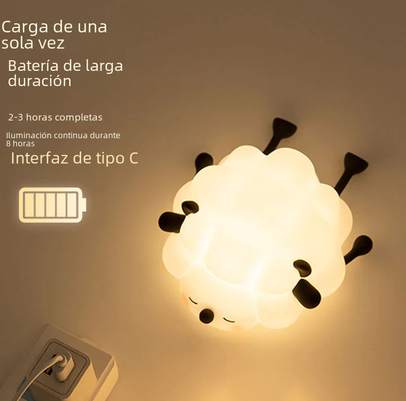 Silicone Panda Night Light with Voice Control