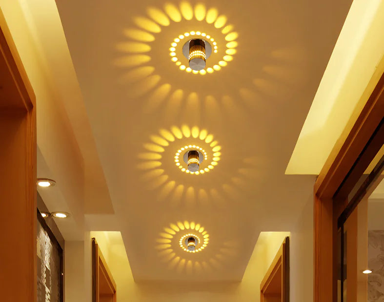 Modern LED Color-Changing Wall Light Fixture – Corridor & Hallway Home Decor