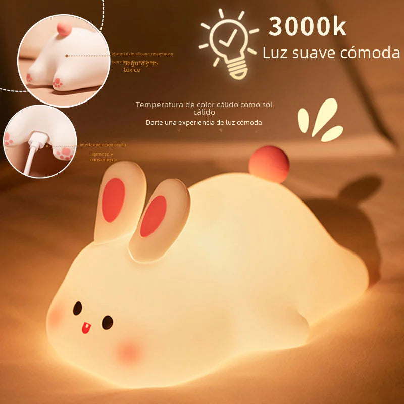 Silicone Panda Night Light with Voice Control