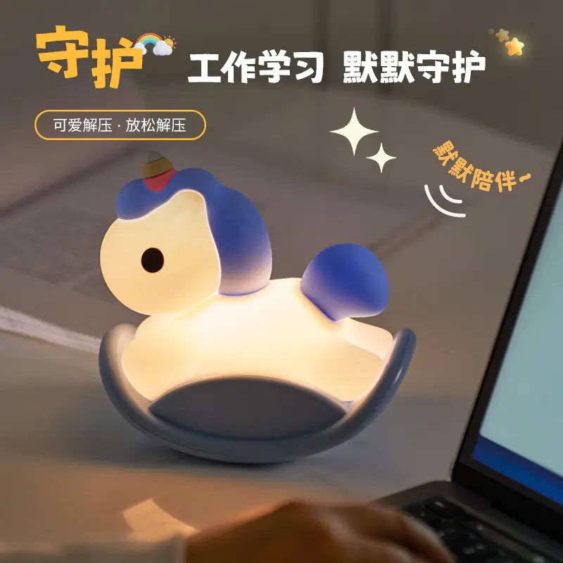 Silicone Panda Night Light with Voice Control