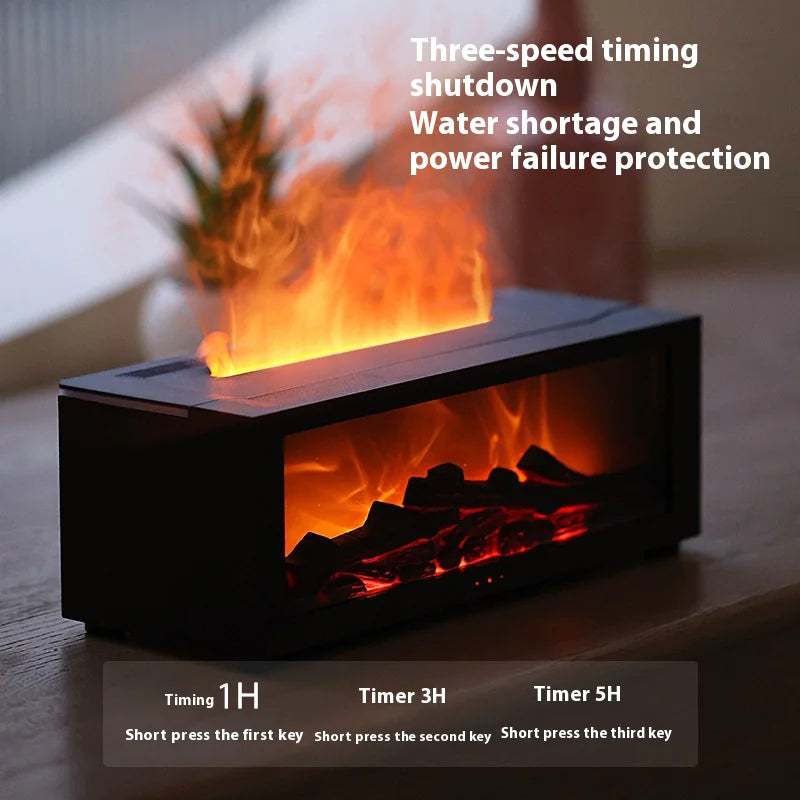 Cozy Flame Aromatherapy Diffuser – Relax with Essential Oils!✨✨